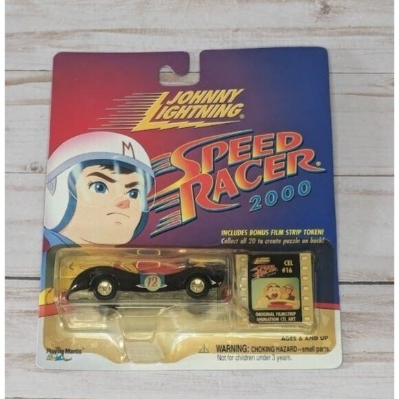 Johnny Lightning Speed Racer Snake Oil #12 2000 Die-Cast Car & Film Strip Token - Picture 1 of 4
